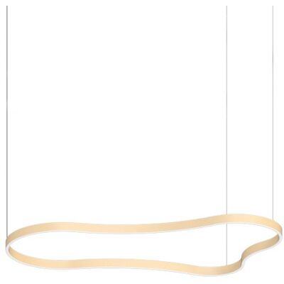 Ideal Lux 345284 WAVES závesné svietidlo LED 54W 5500/2930lm 3000K zlatá Ideal Lux 345284 WAVES závesné svietidlo LED 54W 5500/2930lm 3000K zlatá