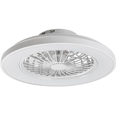 RABALUX 71332 Dalfon2 stropné svietidlo s ventilátorom D485mm LED 48W/2400lm 3000-6500K biela, stmievateľné, diaľkový ovládač, starlight efekt RABALUX 71332 Dalfon2 stropné svietidlo s ventilátorom D485mm LED 48W/2400lm 3000-6500K biela, stmievateľné, diaľkový ovládač, starlight efekt