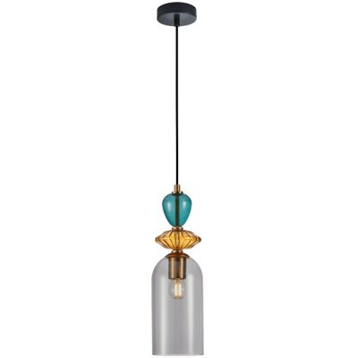 Závesné svietidlo 1x E27 šedá ITALUX Busco PND-30263-1C-BRO-SG Závesné svietidlo 1x E27 šedá ITALUX Busco PND-30263-1C-BRO-SG