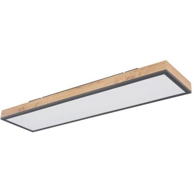 GLOBO lighting GLOBO 416080WD4 DORO stropné svietidlo LED 200x800mm 24W/1500lm 3000K grafitová, imitácia dreva, opál GLOBO lighting GLOBO 416080WD4 DORO stropné svietidlo LED 200x800mm 24W/1500lm 3000K grafitová, imitácia dreva, opál