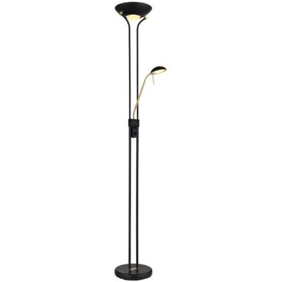GLOBO lighting GLOBO 59020B LEONAS stojacia lampa V1800mm LED 20W/1690lm 3000K matná čierna, biela GLOBO lighting GLOBO 59020B LEONAS stojacia lampa V1800mm LED 20W/1690lm 3000K matná čierna, biela