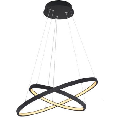 GLOBO lighting GLOBO 67192-42B RALPH závesné svietidlo LED D510mm 42W/1300lm 3000K čierna matná, opál, stmievateľné, switchdimmer GLOBO lighting GLOBO 67192-42B RALPH závesné svietidlo LED D510mm 42W/1300lm 3000K čierna matná, opál, stmievateľné, switchdimmer