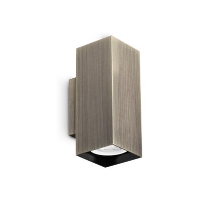 Nástenné svietidlo 2x GU10 starožitná mosadz IP20 Ideal Lux LOOK 370231 Nástenné svietidlo 2x GU10 starožitná mosadz IP20 Ideal Lux LOOK 370231