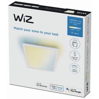 Philips Wiz Tunable white 8719514554894 Ceiling SQ stropný panel 300x300mm 12W/1000lm 2700-6500K biela Philips Wiz Tunable white 8719514554894 Ceiling SQ stropný panel 300x300mm 12W/1000lm 2700-6500K biela