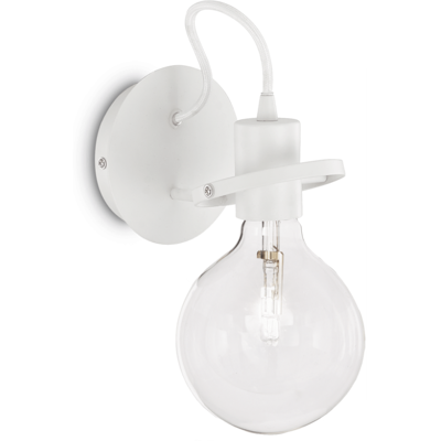 Nástenné svietidlo Ideal lux 119465 RADIO AP1 BIANCO 1xE27 60W 3000K Nástenné svietidlo Ideal lux 119465 RADIO AP1 BIANCO 1xE27 60W 3000K