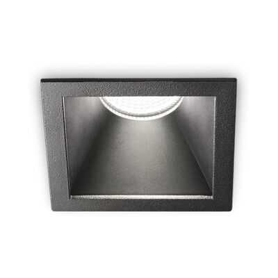 Ideal lux 192383 GAME SQUARE zápustné svietidlo 84x84mm LED 11W 950/660lm 3000K čierna, UGR<19 Ideal lux 192383 GAME SQUARE zápustné svietidlo 84x84mm LED 11W 950/660lm 3000K čierna, UGR<19