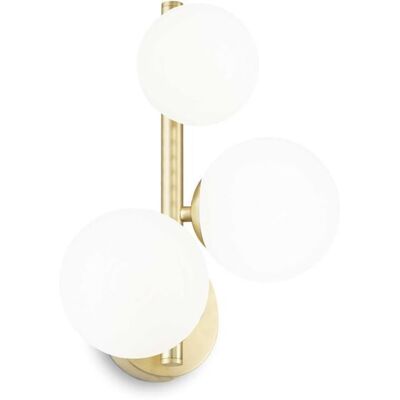 Ideal Lux 283784 PERLAGE nástenné svietidlo 3xG9 saténová mosadz Ideal Lux 283784 PERLAGE nástenné svietidlo 3xG9 saténová mosadz