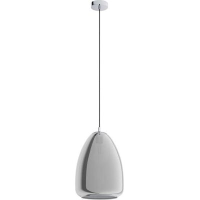 Eglo 98614 ALOBRASE Závesné svietidlo E27 1X40W chróm/čierna priehľadná Eglo 98614 ALOBRASE Závesné svietidlo E27 1X40W chróm/čierna priehľadná