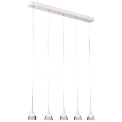 AZZARDO AZ2848 DECOline DALMATIA 5 WHITE stropné závesné LED svietidlo 5xLED 25W/1500lm IP20 biela AZZARDO AZ2848 DECOline DALMATIA 5 WHITE stropné závesné LED svietidlo 5xLED 25W/1500lm IP20 biela