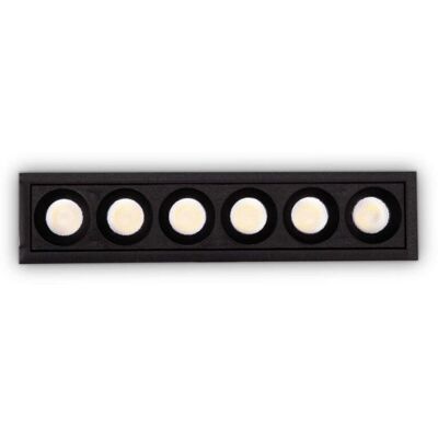 Ideal Lux 305813 LIKA SLIM zápustné svietidlo LED 28x122mm 10W 1000/750lm 3000K čierna Ideal Lux 305813 LIKA SLIM zápustné svietidlo LED 28x122mm 10W 1000/750lm 3000K čierna
