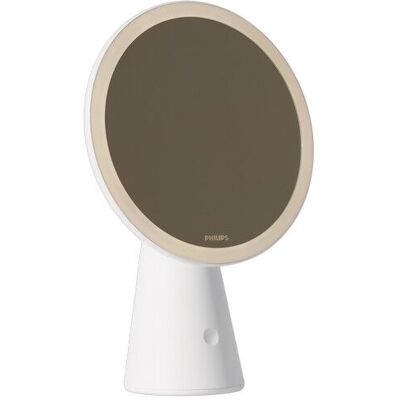 Philips 8719514420472 Mirror stolná dotyková kozmetická lampička so zrkadlom LED 4,5W/60lm 3000-5000K USB CRI95 biela stmievateľná Philips 8719514420472 Mirror stolná dotyková kozmetická lampička so zrkadlom LED 4,5W/60lm 3000-5000K USB CRI95 biela stmievateľná