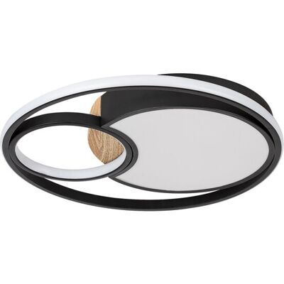 RABALUX 71044 Leola stropné svietidlo LED D480mm 81W/3800lm 3000+4000+6000K čierna, biela, stmievateľné, diaľkový ovládač RABALUX 71044 Leola stropné svietidlo LED D480mm 81W/3800lm 3000+4000+6000K čierna, biela, stmievateľné, diaľkový ovládač