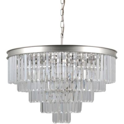 Italux PND-44372-11A-SLVR-BRW závesné svietidlo Verdes D670mm 11x40W E14 strieborná Italux PND-44372-11A-SLVR-BRW závesné svietidlo Verdes D670mm 11x40W E14 strieborná