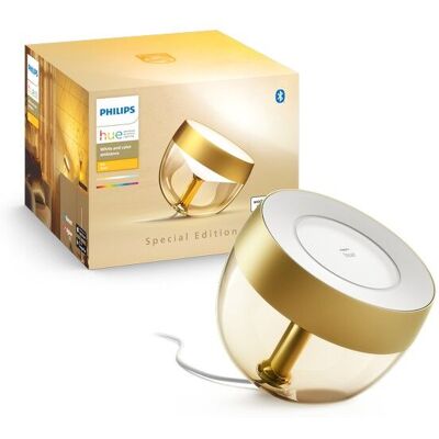 Philips Hue White and color ambiance 8719514410732 Iris (gen4) náladová stolná lampa LED 8,1W/570lm 2000-6500K+RGB zlatá bluetooth Philips Hue White and color ambiance 8719514410732 Iris (gen4) náladová stolná lampa LED 8,1W/570lm 2000-6500K+RGB zlatá bluetooth