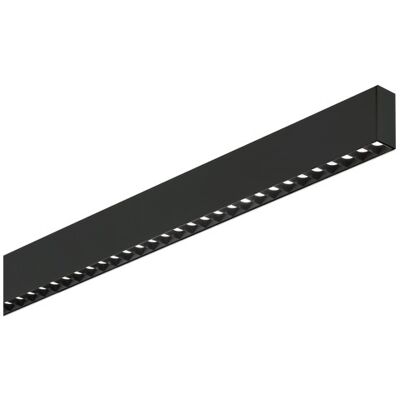 Ideal lux Pro 270173 STEEL stropné svietidlo s podsvietením LED 36W 2900/3200lm 4000K čierna, UGR<16 Ideal lux Pro 270173 STEEL stropné svietidlo s podsvietením LED 36W 2900/3200lm 4000K čierna, UGR<16