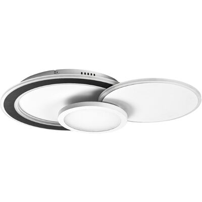 RABALUX 71402 Stavros stropné svietidlo LED 40W/2660lm 3000-6500K čierna, biela, stmievateľné, diaľkový ovládač RABALUX 71402 Stavros stropné svietidlo LED 40W/2660lm 3000-6500K čierna, biela, stmievateľné, diaľkový ovládač