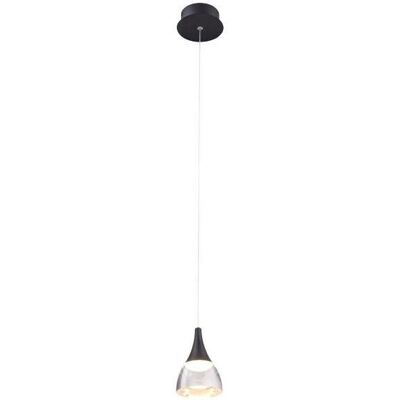 AZZARDO AZ2847 DECOline DALMATIA 1 BLACK stropné závesné LED svietidlo 5W/300lm IP20 čierna AZZARDO AZ2847 DECOline DALMATIA 1 BLACK stropné závesné LED svietidlo 5W/300lm IP20 čierna