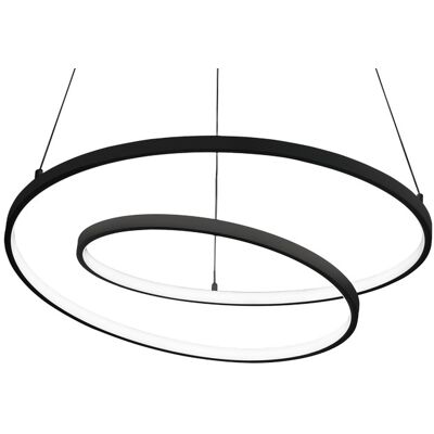 Ideal Lux 342412 OZ závesné svietidlo D800mm LED 52W 5800/2330lm 2700K čierna ON-OFF Ideal Lux 342412 OZ závesné svietidlo D800mm LED 52W 5800/2330lm 2700K čierna ON-OFF
