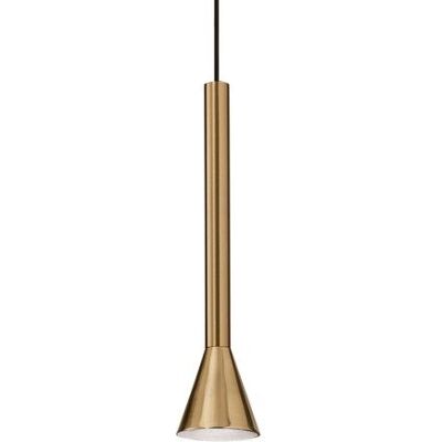 Ideal Lux 279794 DIESIS závesné svietidlo LED D60mm 7W/660lm 3000K saténová mosadz Ideal Lux 279794 DIESIS závesné svietidlo LED D60mm 7W/660lm 3000K saténová mosadz