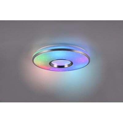 TRIO Reality R64401005 REALTA stropné svietidlo SMD LED D390mm 21W/2200lm 2700-6500K RGBW brúsený hliník, stmievateľné, diaľkový ovládač TRIO Reality R64401005 REALTA stropné svietidlo SMD LED D390mm 21W/2200lm 2700-6500K RGBW brúsený hliník, stmievateľné, diaľkový ovládač