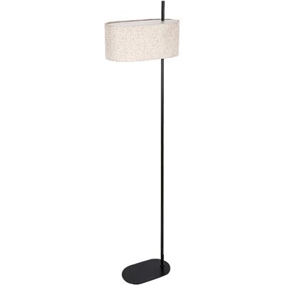 RABALUX 74240 Narmin stojacia lampa 1xE27 matná čierna, béžová RABALUX 74240 Narmin stojacia lampa 1xE27 matná čierna, béžová