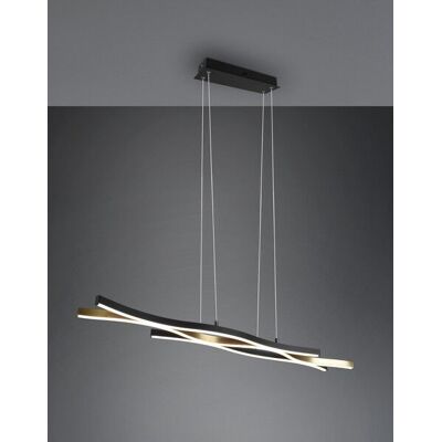 TRIO 341210308 BLAZE závesné svietidlo SMD LED V1500mm 35W/4300lm 2300+3000+4000K matná mosadz, switchdimmer TRIO 341210308 BLAZE závesné svietidlo SMD LED V1500mm 35W/4300lm 2300+3000+4000K matná mosadz, switchdimmer