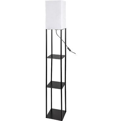 RABALUX 74191 Bronn stojacia lampa/polica V1500mm 1xE27 čierna, biela RABALUX 74191 Bronn stojacia lampa/polica V1500mm 1xE27 čierna, biela