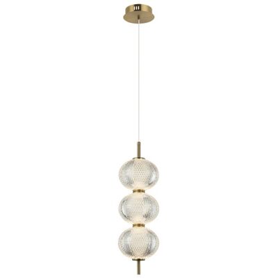 LED závesné svietidlo 1300 lm 3000K mosadzná ITALUX Lazie PND-29038-3-GD LED závesné svietidlo 1300 lm 3000K mosadzná ITALUX Lazie PND-29038-3-GD