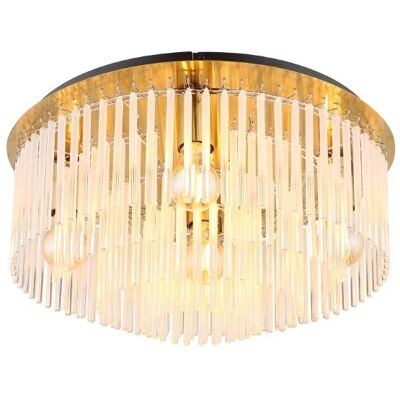 GLOBO lighting GLOBO 15698D1M GORLEY stropné svietidlo D500mm 5xE27 zlatá, biela GLOBO lighting GLOBO 15698D1M GORLEY stropné svietidlo D500mm 5xE27 zlatá, biela