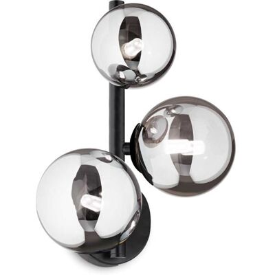Ideal Lux 271439 PERLAGE nástenné svietidlo 3xG9 čierna, dymová Ideal Lux 271439 PERLAGE nástenné svietidlo 3xG9 čierna, dymová