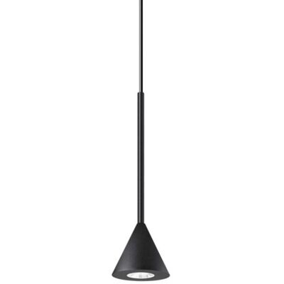 Ideal Lux 328348 ARCHIMEDE CONO závesné svietidlo LED D90mm 4W 250/210lm 3000K čierna Ideal Lux 328348 ARCHIMEDE CONO závesné svietidlo LED D90mm 4W 250/210lm 3000K čierna