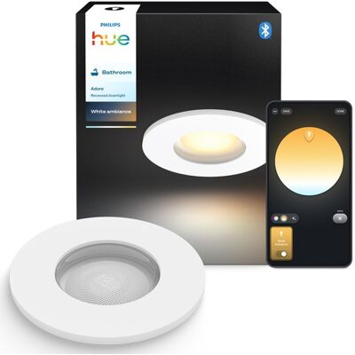 Zapustené svietidlo 1x GU10 2200–6500K biela IP44 Philips HUE White Ambiance Adore 8721103072962 Zapustené svietidlo 1x GU10 2200–6500K biela IP44 Philips HUE White Ambiance Adore 8721103072962