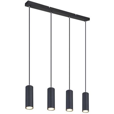 GLOBO lighting GLOBO 57911-4HB ROBBY závesné svietidlo 4xGU10 čierna GLOBO lighting GLOBO 57911-4HB ROBBY závesné svietidlo 4xGU10 čierna