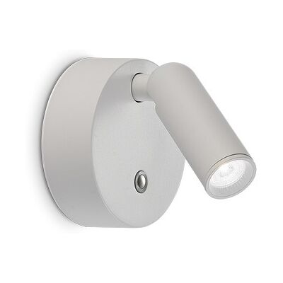 Nástenné svietidlo s vypínačom LED 3000K biela IP20 Ideal Lux BEAN 350233 Nástenné svietidlo s vypínačom LED 3000K biela IP20 Ideal Lux BEAN 350233
