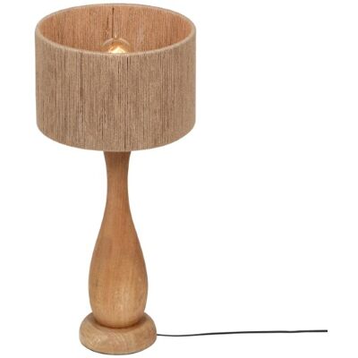 TRIO 567200130 TOBA stolná lampa V540mm 1xE27 drevo, béžová TRIO 567200130 TOBA stolná lampa V540mm 1xE27 drevo, béžová