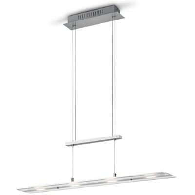 TRIO Reality R32004107 MILOS závesné svietidlo SMD LED 5W/550lm 3000K nikel matný, priehľadná TRIO Reality R32004107 MILOS závesné svietidlo SMD LED 5W/550lm 3000K nikel matný, priehľadná