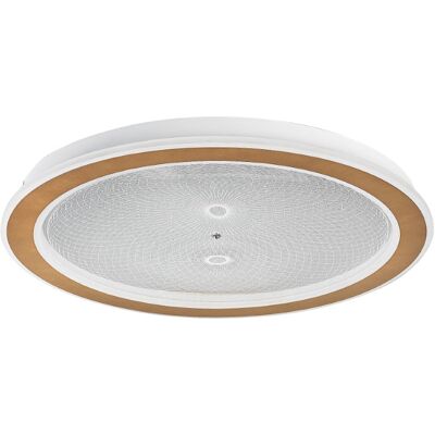 RABALUX 71282 Zofrael stropné svietidlo D510mm LED 34W/3900/2400lm 3000-6500K zlatá, priehľadná, stmievateľné, diaľkový ovládač RABALUX 71282 Zofrael stropné svietidlo D510mm LED 34W/3900/2400lm 3000-6500K zlatá, priehľadná, stmievateľné, diaľkový ovládač