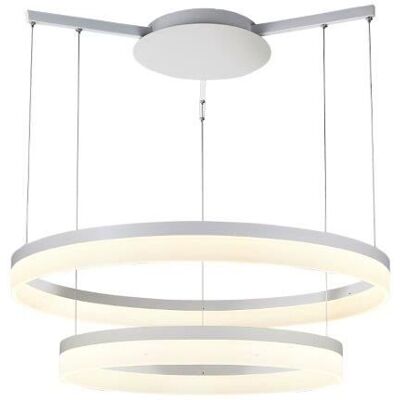 AZZARDO AZ1295 DECOline ZOLA 80/60 WHITE stropné závesné LED svietidlo 2xLED 32/24W/5600lm IP20 biela AZZARDO AZ1295 DECOline ZOLA 80/60 WHITE stropné závesné LED svietidlo 2xLED 32/24W/5600lm IP20 biela