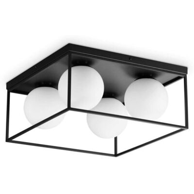 Ideal Lux 327860 LINGOTTO stropné svietidlo 4xE14 čierna Ideal Lux 327860 LINGOTTO stropné svietidlo 4xE14 čierna