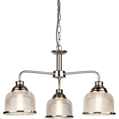 Searchlight 1683-3SS BISTRO závesné svietidlo E27 3x7W Searchlight 1683-3SS BISTRO závesné svietidlo E27 3x7W