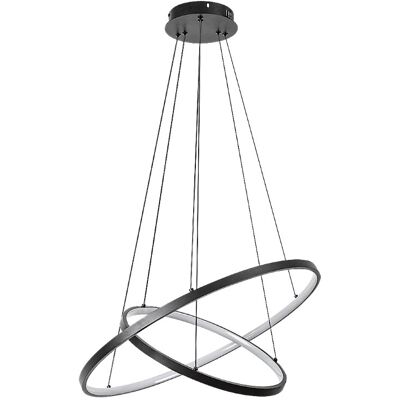 RABALUX 72345 Beliza závesné svietidlo D600mm LED 75W/7500/6100lm 3000-6500K čierna, biela, stmievateľné, diaľkový ovládač RABALUX 72345 Beliza závesné svietidlo D600mm LED 75W/7500/6100lm 3000-6500K čierna, biela, stmievateľné, diaľkový ovládač