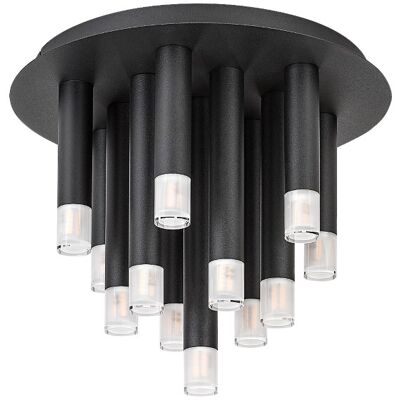 RABALUX 71354 Ramira stropné svietidlo D340mm 13xG9 čierna, priehľadná RABALUX 71354 Ramira stropné svietidlo D340mm 13xG9 čierna, priehľadná