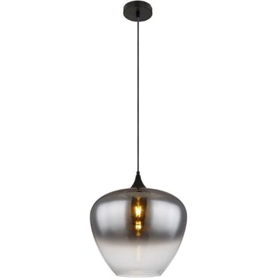 GLOBO lighting GLOBO 15548H2 MAXY závesné svietidlo D400mm 1xE27 čierna matná, dymová GLOBO lighting GLOBO 15548H2 MAXY závesné svietidlo D400mm 1xE27 čierna matná, dymová