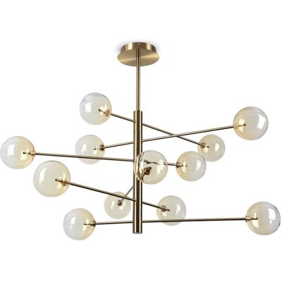 Ideal Lux 345383 EQUINOXE závesné svietidlo 12xG4 medená Ideal Lux 345383 EQUINOXE závesné svietidlo 12xG4 medená