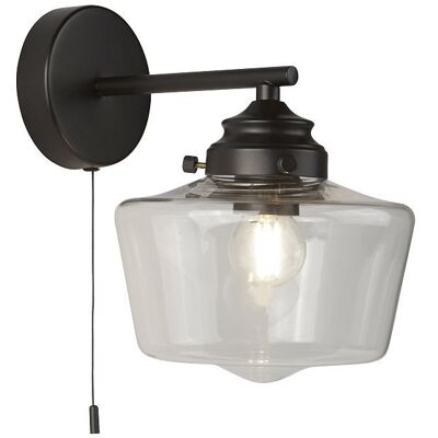 Searchlight 8708-1BK School House nástenné svietidlo E27 1 x 40W Searchlight 8708-1BK School House nástenné svietidlo E27 1 x 40W