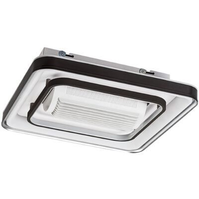 RABALUX 71341 Aireon stropné svietidlo s ventilátorom 480x480mm LED 50W/2200lm 3000+4000+6000K čierna, stmievateľné, diaľkový ovládač RABALUX 71341 Aireon stropné svietidlo s ventilátorom 480x480mm LED 50W/2200lm 3000+4000+6000K čierna, stmievateľné, diaľkový ovládač