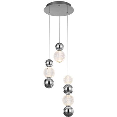 LED závesné svietidlo 1300 lm 3000K chrómová ITALUX Oter PND-83728-21W-3K-CH LED závesné svietidlo 1300 lm 3000K chrómová ITALUX Oter PND-83728-21W-3K-CH