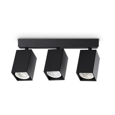 Stropné svietidlo 3x GU10 čierna IP20 Ideal Lux DYNAMITE 371276 Stropné svietidlo 3x GU10 čierna IP20 Ideal Lux DYNAMITE 371276