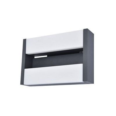 LUTEC 5107001118 CONROY exteriérové nástenné svietidlo LED 17,8W 1300lm 3000K IP54 tmavá šedá LUTEC 5107001118 CONROY exteriérové nástenné svietidlo LED 17,8W 1300lm 3000K IP54 tmavá šedá