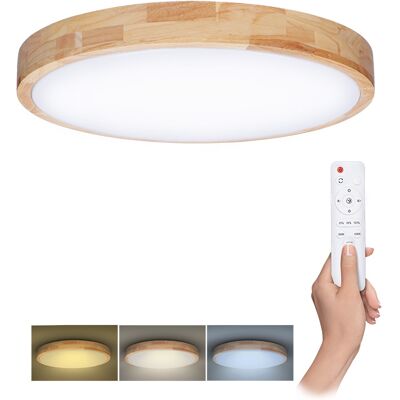Stropné svietidlo LED 4200lm 3000–6500K hnedá, čierna IP20 Solight SOLID OAK WO8010 Stropné svietidlo LED 4200lm 3000–6500K hnedá, čierna IP20 Solight SOLID OAK WO8010
